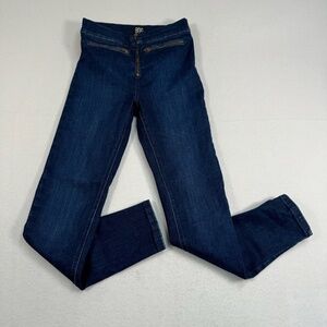 BDG Jeans Womens Size 25 Dark Blue Skinny Stretch Mid Rise Zipper Fly